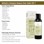 TRULIVA Hair Oil For Men & Women | Promotes Hair Growth & Reduces Hair Fall | With Rosemary, Castor, Amla, Coconut, Onion and Bhringraj Oil | Mineral Oil Free | 100 ml - Image 2