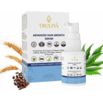 TRULIVA Hair Serum for Men & Women with Redensyl, Anagain & Baicapil | Boosts New Hair Growth, Reduces Hair Fall up  | Strengthens Follicles | Dermatologically Tested | Non-Sticky – 30ml