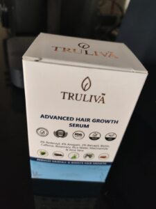 TRULIVA Hair Serum for Men & Women with Redensyl, Anagain & Baicapil | Boosts New Hair Growth, Reduces Hair Fall up  | Strengthens Follicles | Dermatologically Tested | Non-Sticky – 30ml photo review