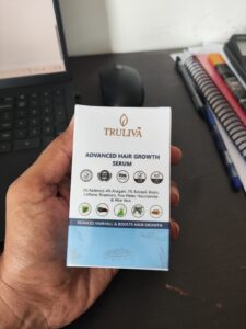 TRULIVA Hair Serum for Men & Women with Redensyl, Anagain & Baicapil | Boosts New Hair Growth, Reduces Hair Fall up  | Strengthens Follicles | Dermatologically Tested | Non-Sticky – 30ml photo review