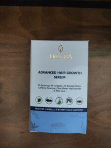 TRULIVA Hair Serum for Men & Women with Redensyl, Anagain & Baicapil | Boosts New Hair Growth, Reduces Hair Fall up  | Strengthens Follicles | Dermatologically Tested | Non-Sticky – 30ml photo review
