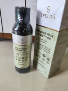 TRULIVA Hair Oil For Men & Women | Promotes Hair Growth & Reduces Hair Fall | With Rosemary, Castor, Amla, Coconut, Onion and Bhringraj Oil | Mineral Oil Free | 100 ml photo review