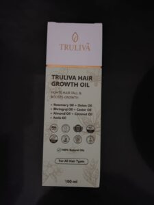 TRULIVA Hair Oil For Men & Women | Promotes Hair Growth & Reduces Hair Fall | With Rosemary, Castor, Amla, Coconut, Onion and Bhringraj Oil | Mineral Oil Free | 100 ml photo review